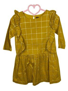 Hanna Andersson Metallic Flounce Dress